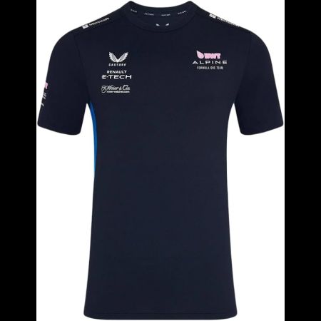 BWT Alpine Formula One Team Men’s Official Set Up T-Shirt - Navy